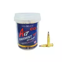 MUNIÇÃO CCI .17 A17 VARMINT TIP 17GR 50un