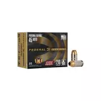 MUNIÇÃO FEDERAL HYDRASHOK DEEP .45 210GR JHP 20un