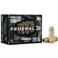 MUNIÇÃO FEDERAL PUNCH .400 200GR 20un