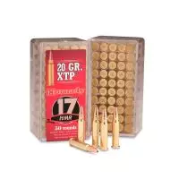 MUNIÇÃO HORNADY .17 HMR VARMINT XTP 20GR