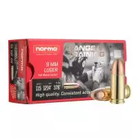 MUNIÇÃO NORMA RANGE & TRAINING 9MM FMJ 115GR 50un