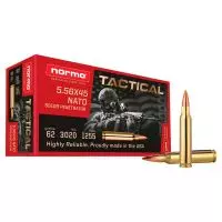 MUNIÇÃO NORMA RANGER&TRAINING 5.56MM SS109 62GR 50un