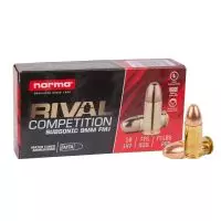 MUNIÇÃO NORMA RIVAL COMPETITION SUBSONIC 9MM FMJ 147GR 50un