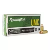 MUNIÇÃO REMINGTON UMC 9MM FMJ 124GR 50un