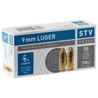 MUNIÇÃO STV SCORPIO 9MM FMJ 124GR 50un