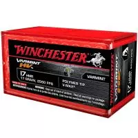 MUNIÇÃO WINCHESTER VARMINT HV .17 17GR 50un