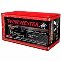 MUNIÇÃO WINCHESTER VARMINT HV .22 WMR 30GR V-MAX 50un