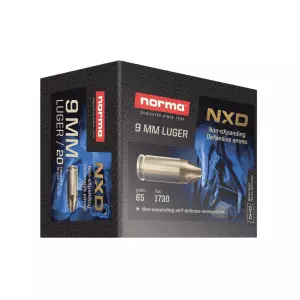 MUNIÇÃO NORMA 9MM NXD DEFENSIVE AMMUNITION 65GR 20un