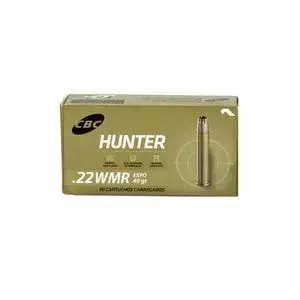 MUNIÇÃO CBC .22 WMR EXPO 40GR 50un