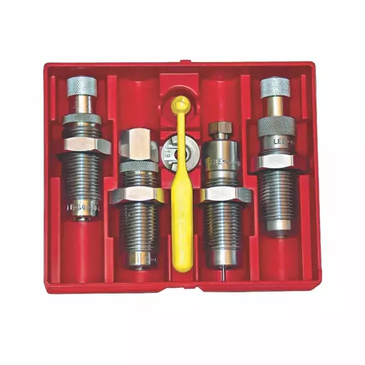 DIES LEE 4 PEÇAS DELUXE CARBIDE DE TUNGSTÊNIO + SHELL HOLDER - CONJUNT