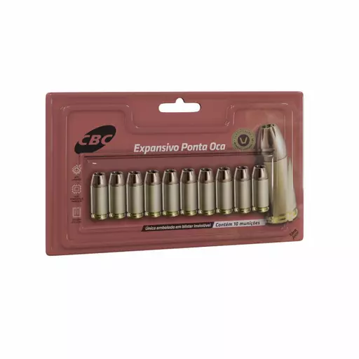 MUNIÇÃO CBC .40 S&W EXPO 155GR 10UN