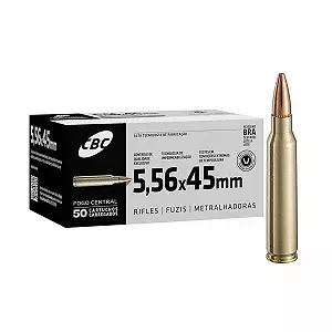 MUNIÇÃO CBC 5.56MM OTM 77GR 50un