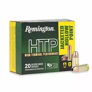 MUNIÇÃO REMINGTON 9MM LUGER HTP 147GR 20un
