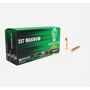 MUNIÇÃO FIOCCHI .357 MAGNUM 158GR LL TCCP 50un