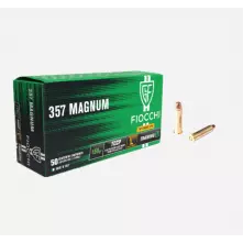 MUNIÇÃO FIOCCHI .357 MAGNUM 158GR LL TCCP 50un