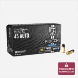 MUNIÇÃO FIOCCHI .45 ACP BLACK MAMBA FMJTC 185GR 50un