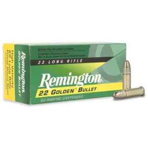 MUNIÇÃO REMINGTON .22 LR GOLDEN BULLET PRN 40GR RN 50un