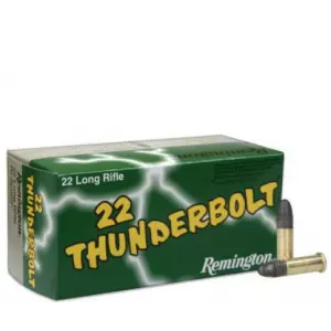 MUNIÇÃO REMINGTON .22 LR HV THUNDERBOLT 40GR RN 50un