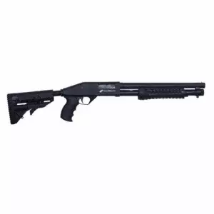 ESPINGARDA CBC PUMP MILITARY 3.0 CORONHA RETRÁTIL 12 GA