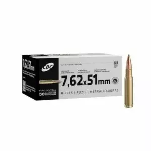 MUNIÇÃO CBC 7,62x51 M80 144GR 50un