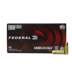MUNIÇÃO FEDERAL 9MM 147GR FMJ 50un
