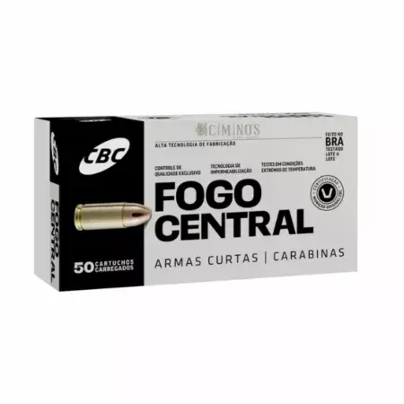 MUNIÇÃO CBC .38 TPC ETOG 124GR 50un