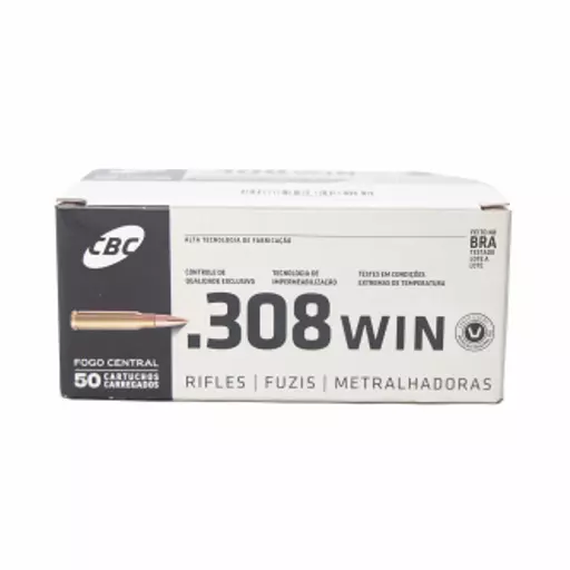 MUNIÇÃO CBC .308 ETPT 180GR