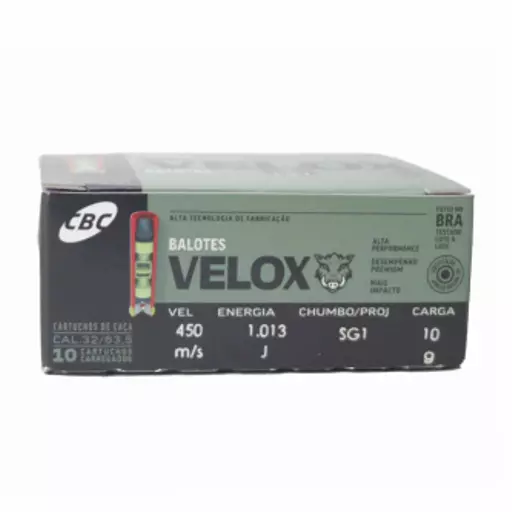 MUNIÇÃO CBC 32GA VELOX BALOTE SG1 10un