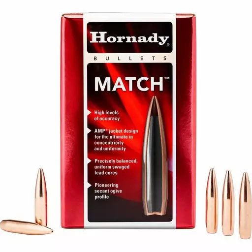 PROJÉTIL HORNADY 6.5MM .264 140GR BTHP MATCH 100un