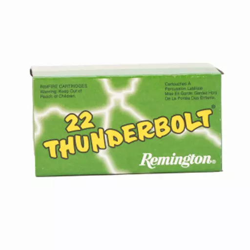 MUNIÇÃO REMINGTON .22LR HIGH VELOCITY THUNDERBOLT 40GR