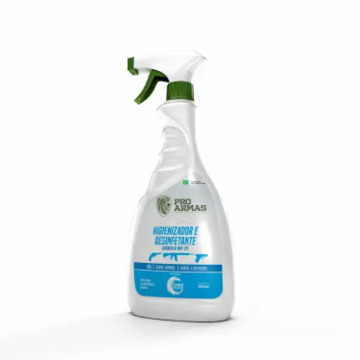 HIGIENIZADOR E DESINFETANTE 500ML CLARUS TACTICAL