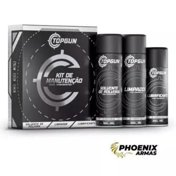 KIT PARA LIMPEZA DE ARMAS TOPGUN