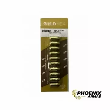 MUNIÇÃO CBC .380 GOLD HEX EXPO +P 85GR 10un