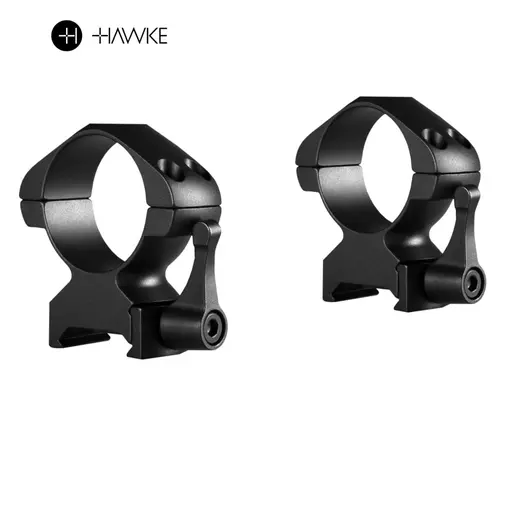 SUPORTE ANEL PARA LUNETA HAWKE 30MM TRILHO 20MM ALTO AÇO MOD 23017