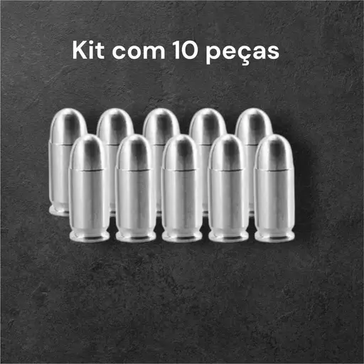 MUNIÇÃO MANEJO INERTE 380 AUTO 380 ACP SNAP CAPS MBT ALUMÍNIO 10un