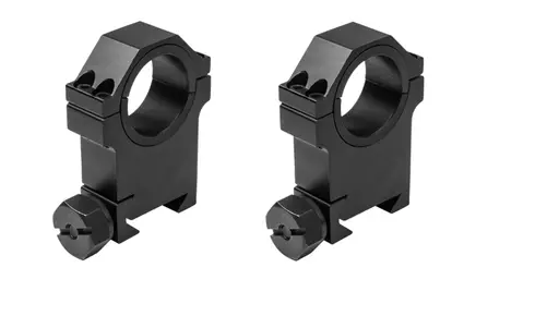 SUPORTE / ANEL PARA LUNETA DE 30MM OU 25,4MM (1") PARA TRILHO DE 20MM SUPER ALTO REFORÇADO NCSTAR