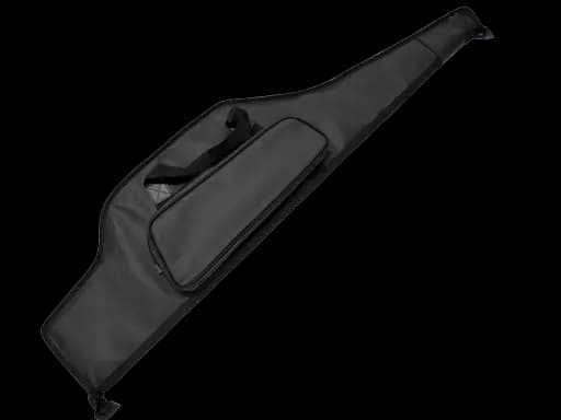 BOLSA / CASE / CAPA LUXO PARA RIFLE COM LUNETA ATÉ 1,30 PRETO