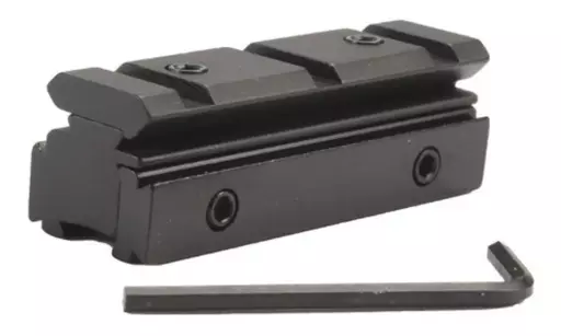 MOUNT ADAPTADOR ELEVADO 11MM PARA 11MM 20MM COM TRILHOS LATERAIS