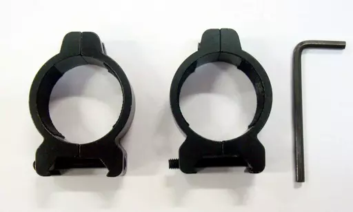 SUPORTE ANEL PARA LUNETA DE 30MM PARA TRILHO DE 20MM BAIXO