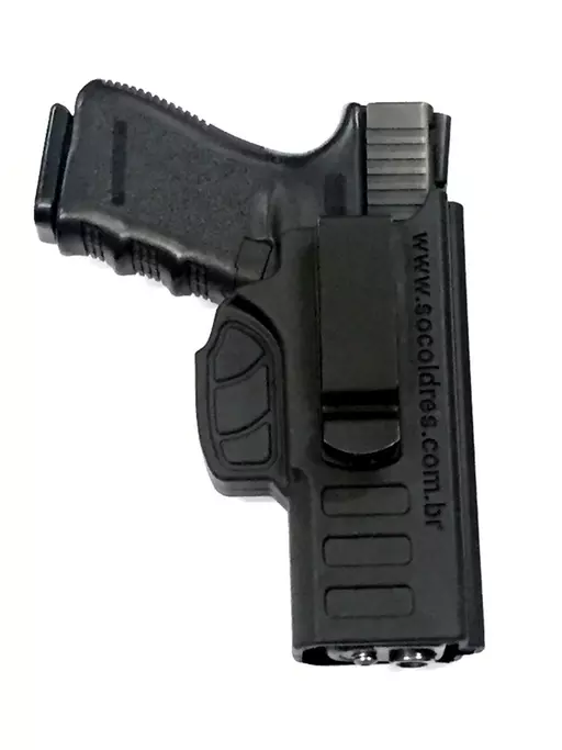 COLDRE UNIVERSAL EM POLIMERO EMBORRACHADO VELADO (INTERNO) PARA GLOCK