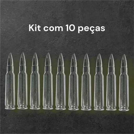 MUNIÇÃO MANEJO INERTE 7.62MM .308 SNAP CAPS MBT ALUMÍNIO 10un