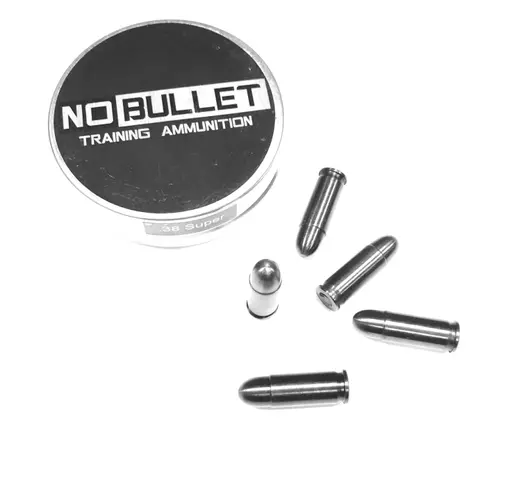 MUNIÇÃO MANEJO INERTE .38 SUPER NOBULLET TRAINING AMMUNITION 5un