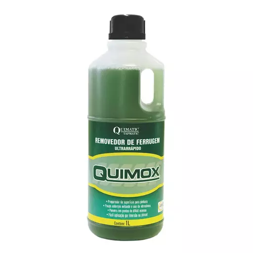 REMOVEDOR DE FERRUGEM ULTRA RÁPIDO QUIMOX 1 LITRO