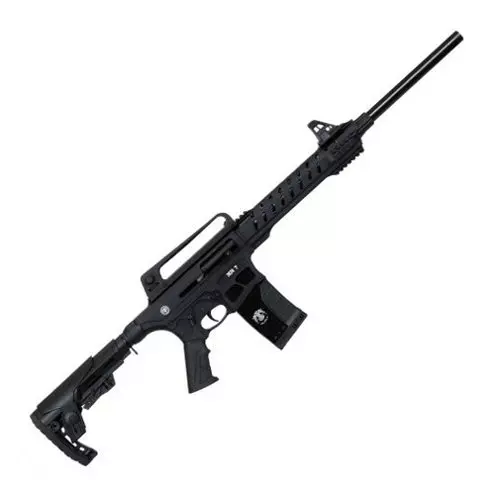 ESPINGARDA SEMIAUTO HUGLU XR7 BLACK 12 GA
