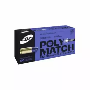MUNIÇÃO CBC .38TPC LPC 124GR POLYMATCH 50un