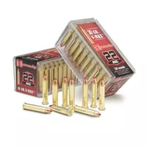 MUNIÇÃO HORNADY .22 WMR V-MAX 30GR