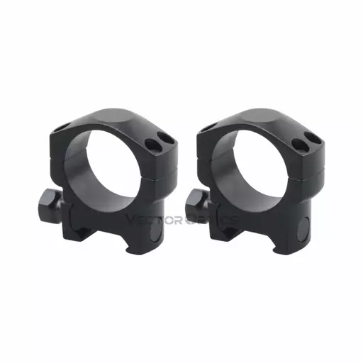 ANÉIS PARA LUNETA VECTOR OPTICS 30MM P/ TRILHO WEAVER/PICATINNY PERFIL BAIXO