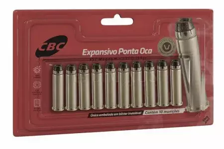 MUNIÇÃO CBC .357 MAGNUM EXPO 158GR